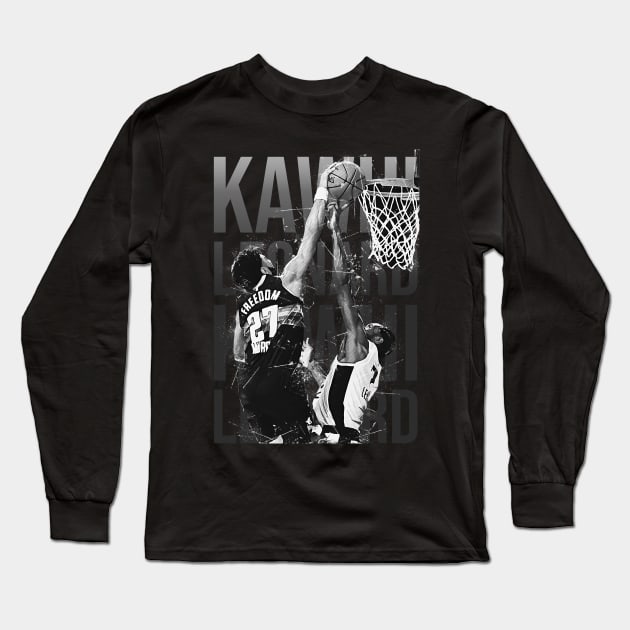 Kawhi Leonard Long Sleeve T-Shirt by Creativedy Stuff